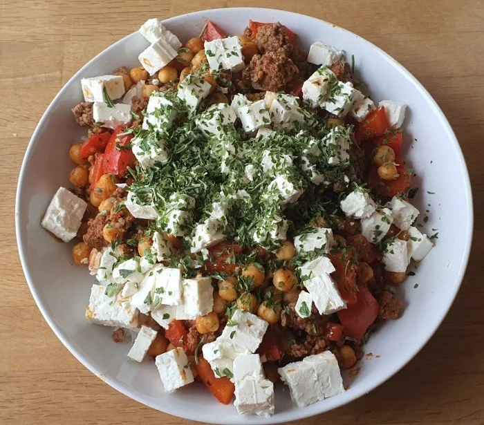 hackfleisch-kichererbsen-pfanne